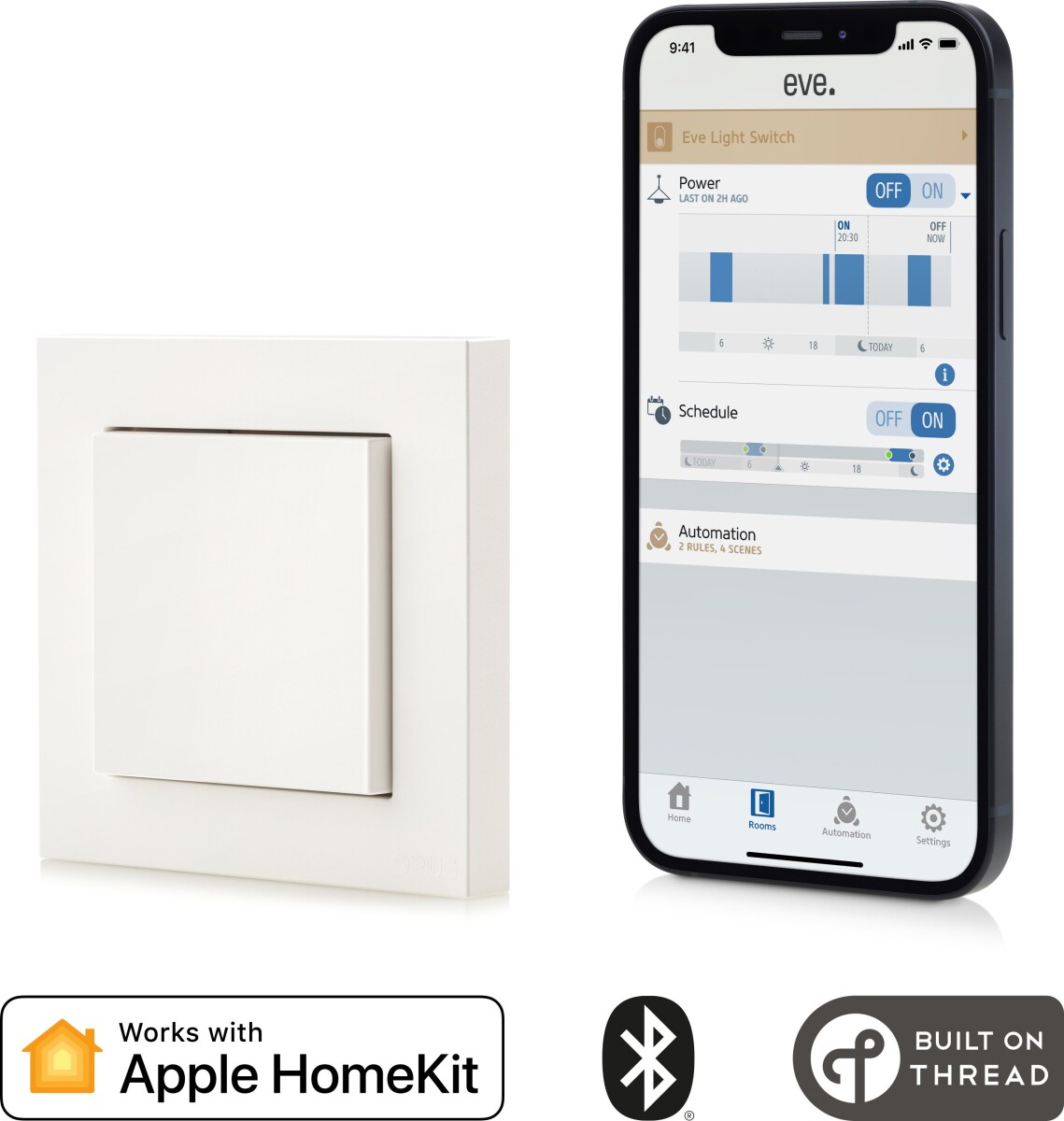 Eve Light Switch - Smart Lyskontakt - Apple Homekit