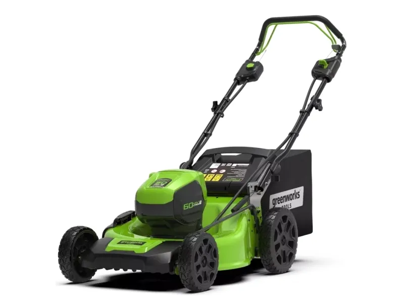 Greenworks GD60LM51SP, Skubbe plæneklipper, 1200 m², 51 cm, 2,5 cm, 8 cm, 55 L