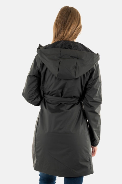 Blousons et vestes rains lohja long insulated curve 01 black