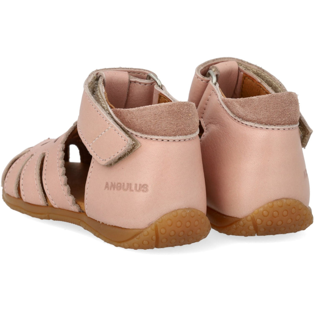 Køb Angulus Rosebud/Rosebud Barnets Første Sandal Med Udstanset Hjertemønster