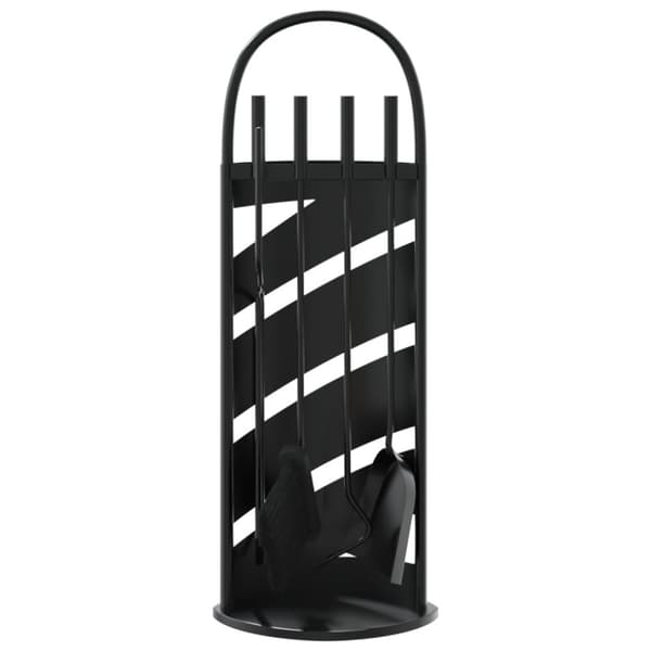 vidaXL Peisverktøysett 5 deler 23x15x66 cm stål