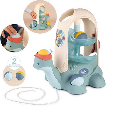 Smoby Little Smoby Skilpadde Draleke med Rullebane
