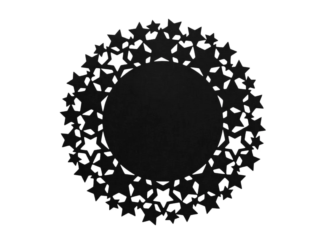 Set de Table Décoratif Stille - Noir Moyen 38 cm