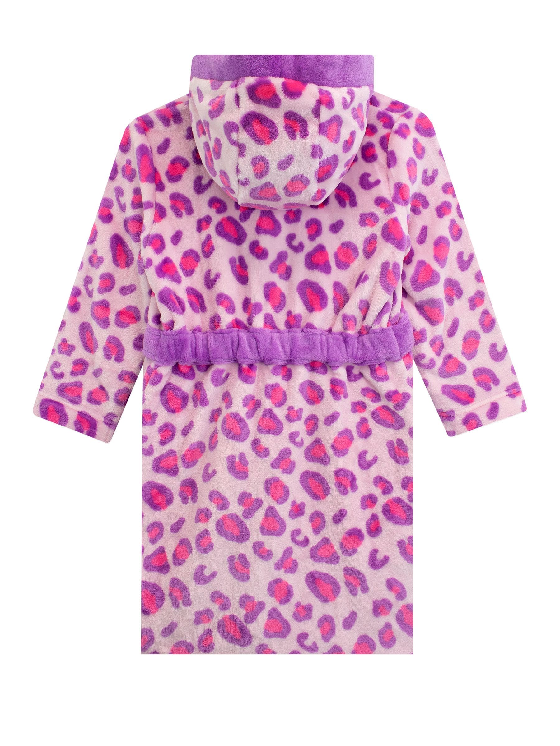 Harry Bear badjas met luipaardprint ROZE LUIPAARD AOP