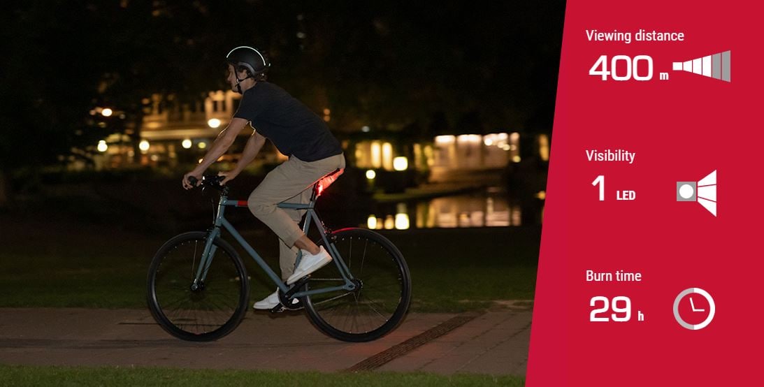 Sigma Rear Light Curve Red<br>Baklys til sykkel