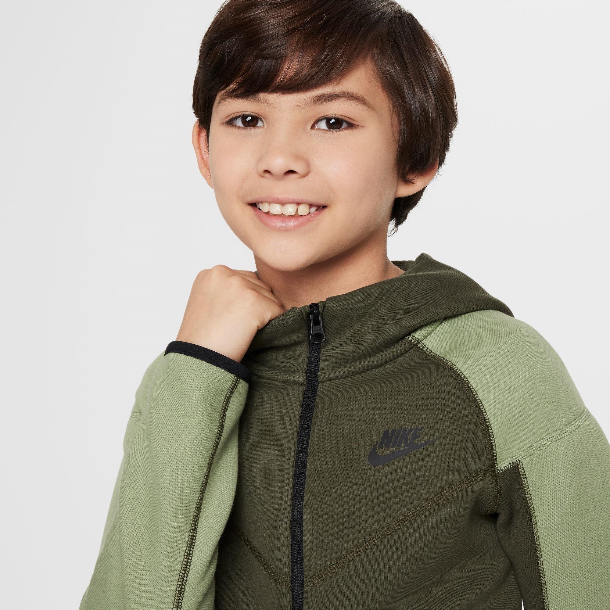Nike Sportswear Tech Fleece Big Kids Full Zip Hoodie