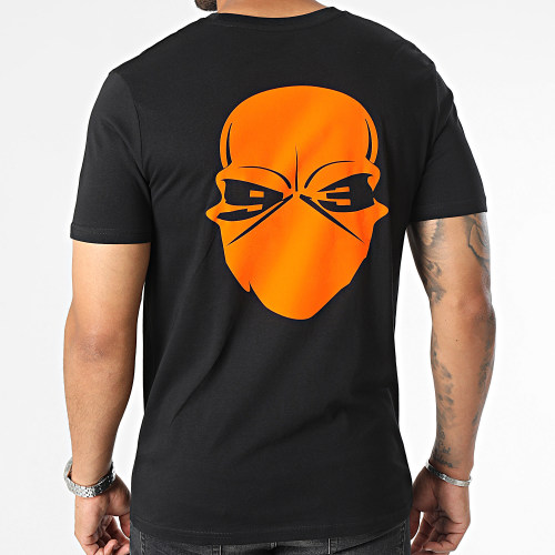 Tee Shirt Logo Velvet Noir Orange