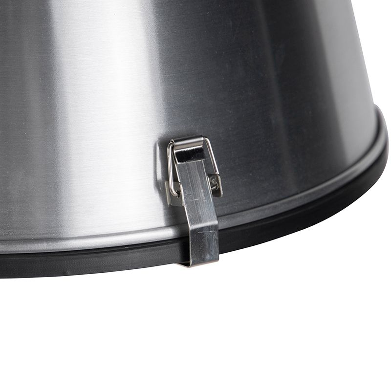 Set van 2 hanglampen aluminium 38 cm dimbaar - Anteros