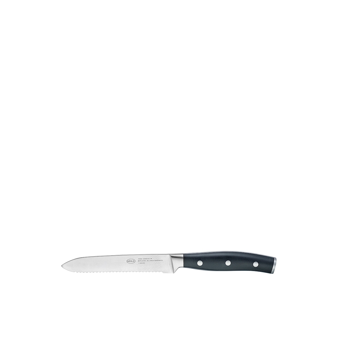 Rösle Tradition Tomato knife 13 cm Steel/Black