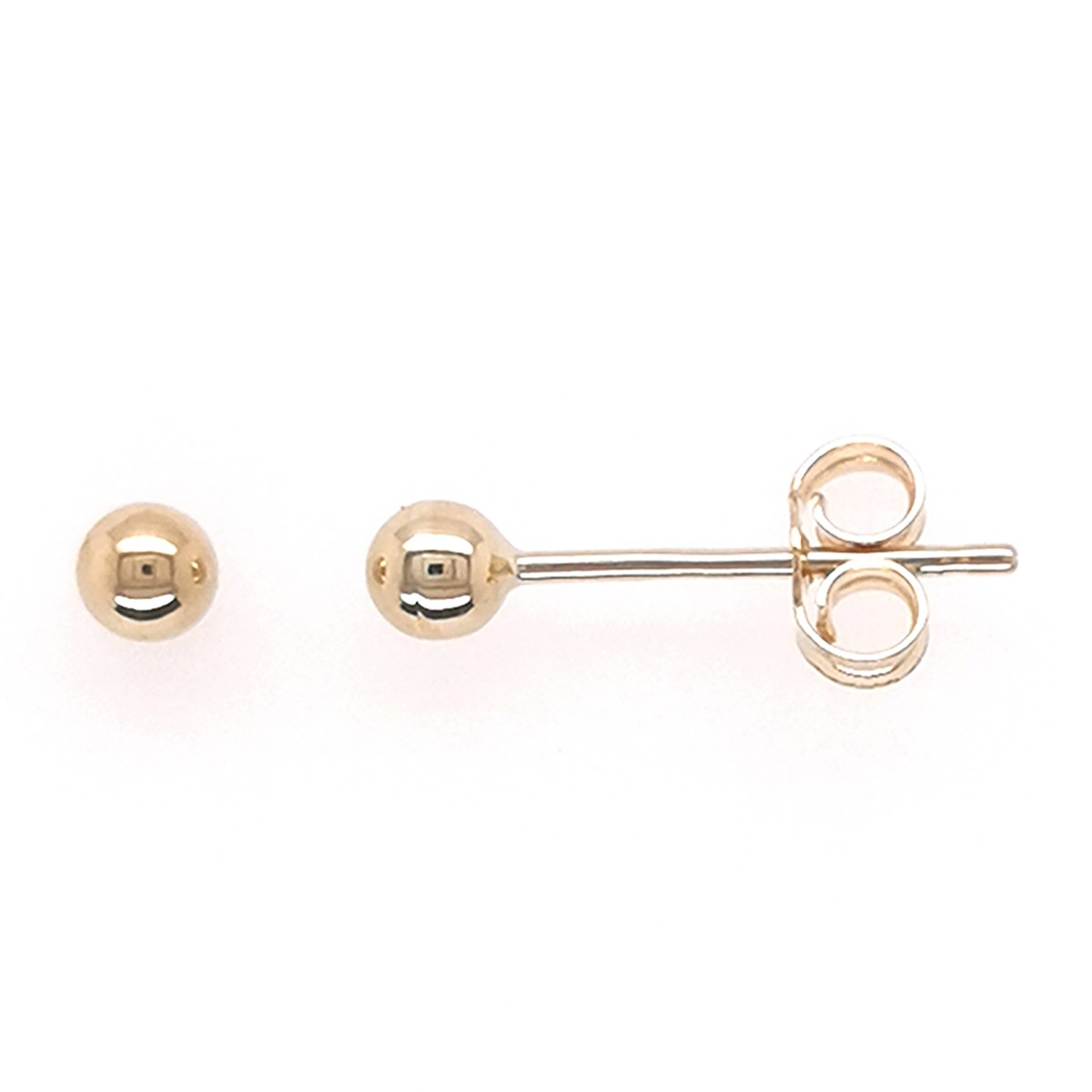 Boucles d'oreilles boules de 3mm