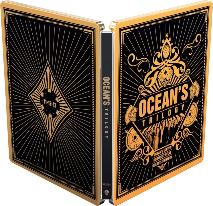 Oceans Trilogy 11-13 - Limited Edition Steelbook (4K Ultra HD + Blu-ray)