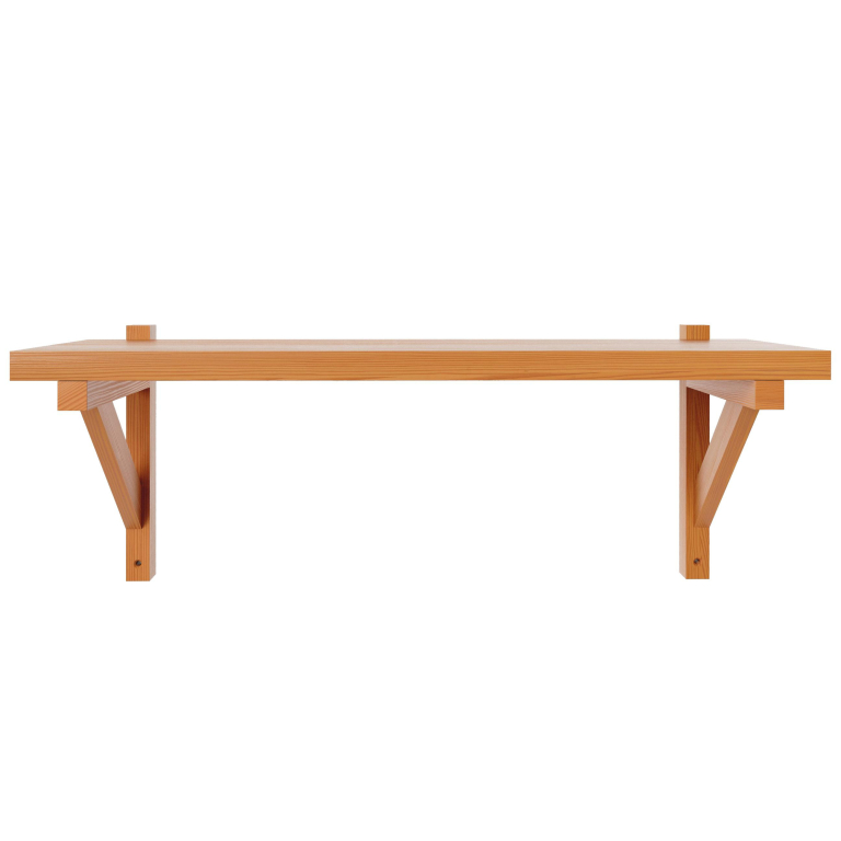 Frama Bracket wandplank large 70 warm bruin