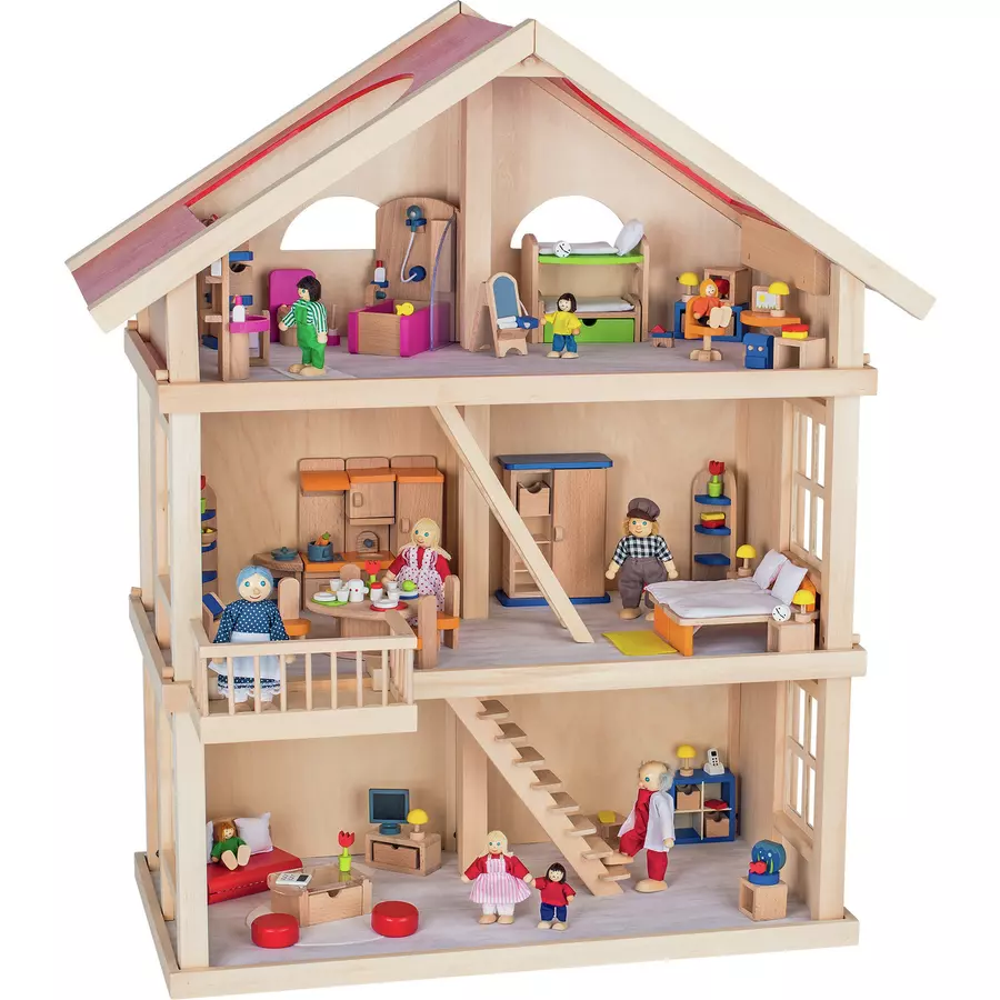 goki Puppenhaus 3 Etagen