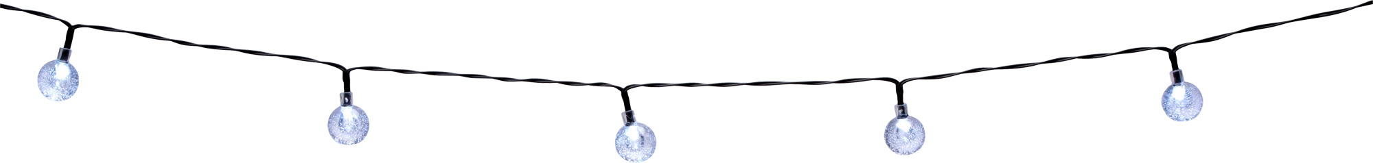 Grundig Solar Lichterkette LED 50 Birnen mit Fernbedienung 7,35 Meter