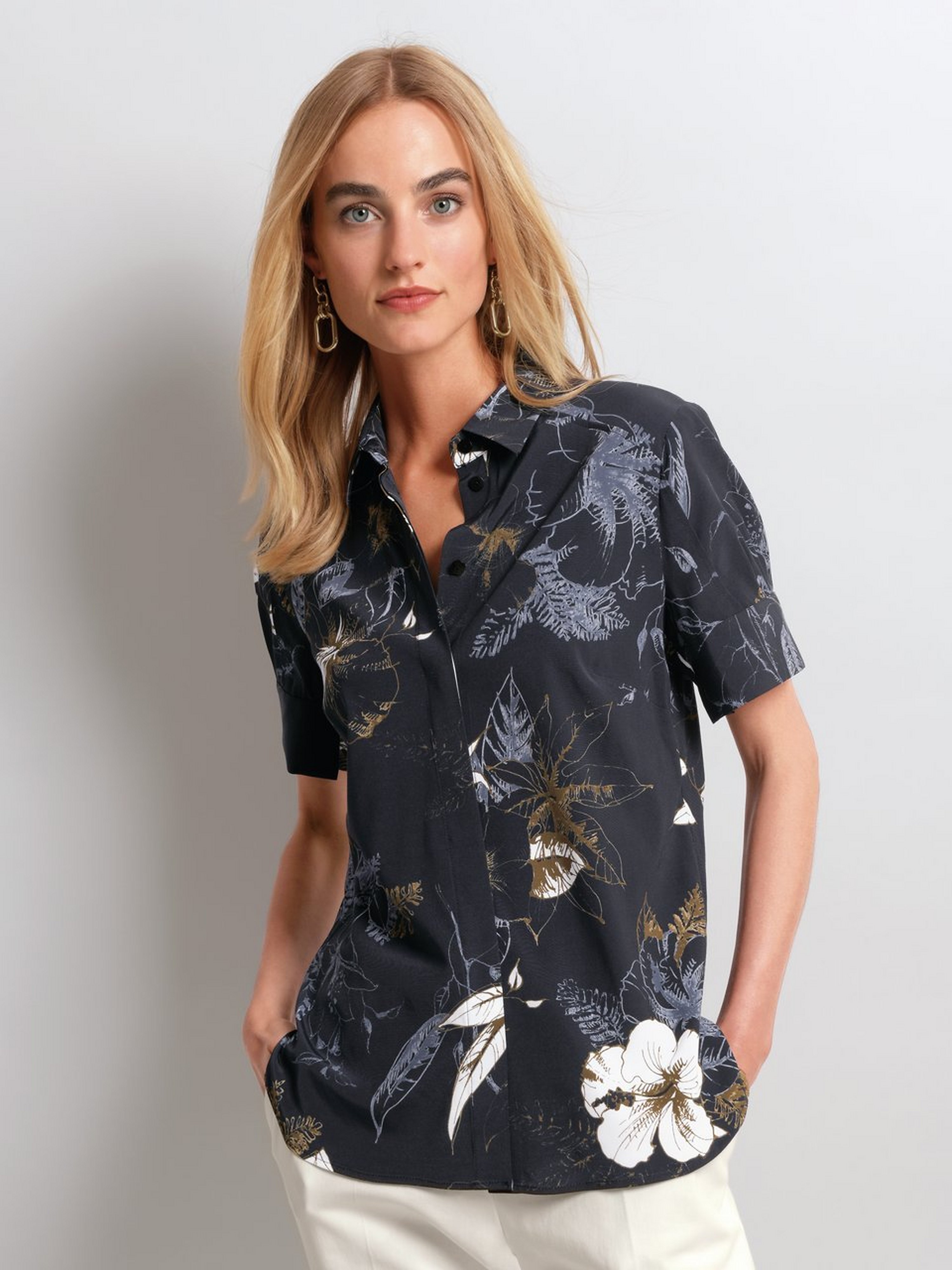 Bluse mit 1/2-Arm