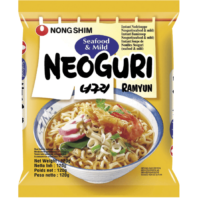 Nong Shim Neoguri Ramyun Noedels Zeevruchten Smaak Mild 120g