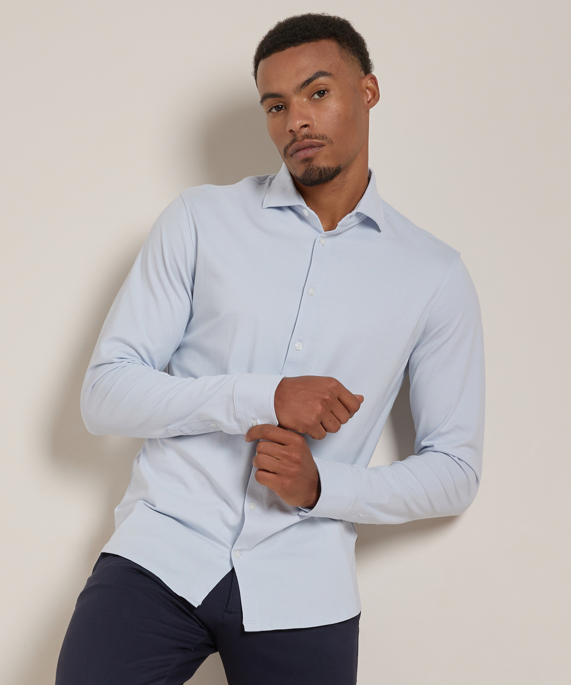 comodo jersey stretch overhemd