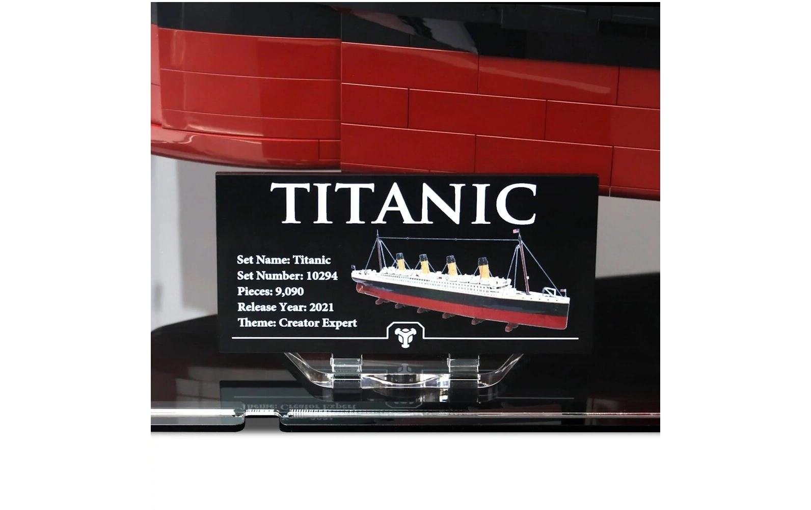 Holzbaukasten »iDisplayit Acryl-Display für LEGO 10294 Titanic«