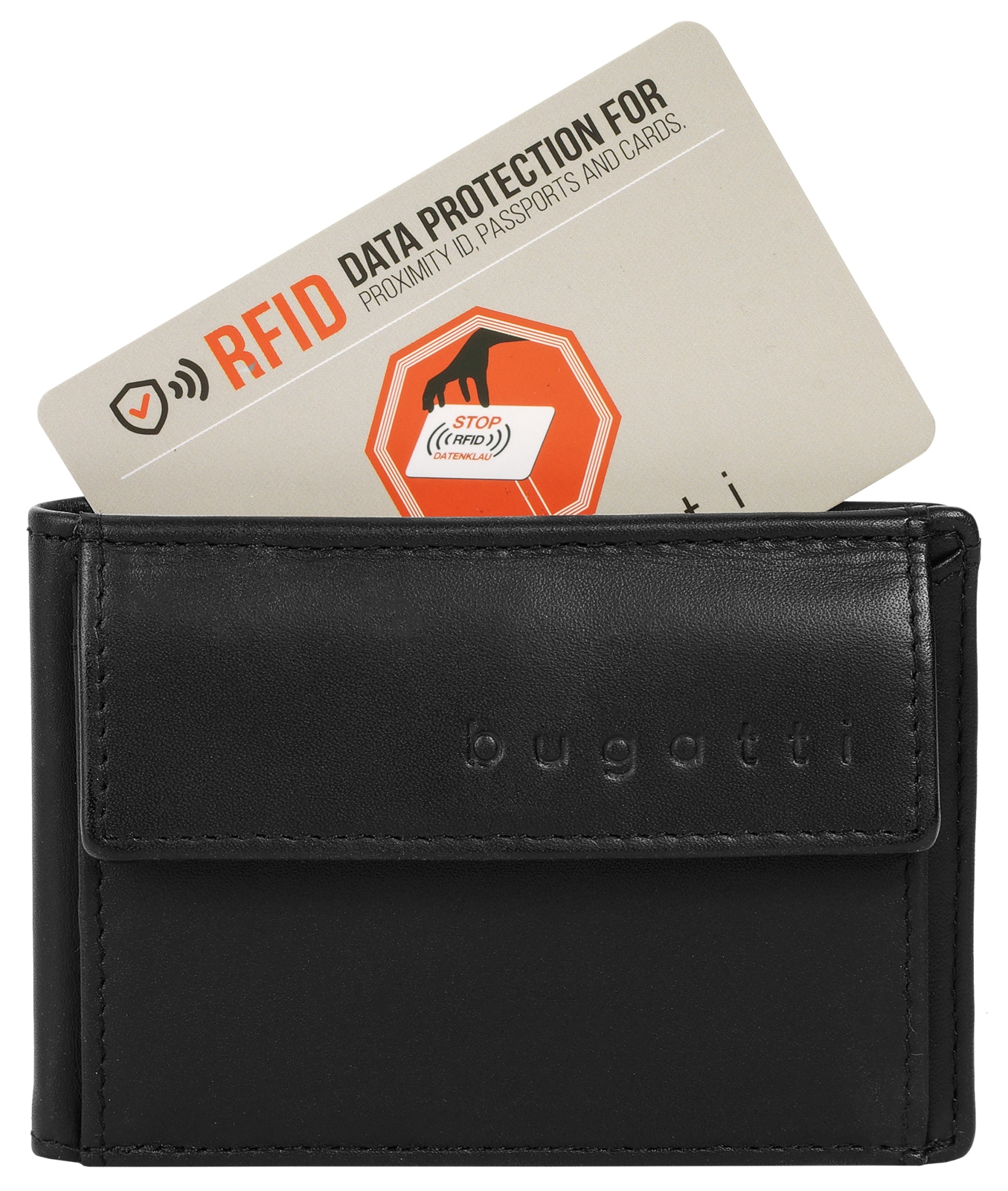bugatti Geldbörse »SUPER SLIM RFID« echt Leder