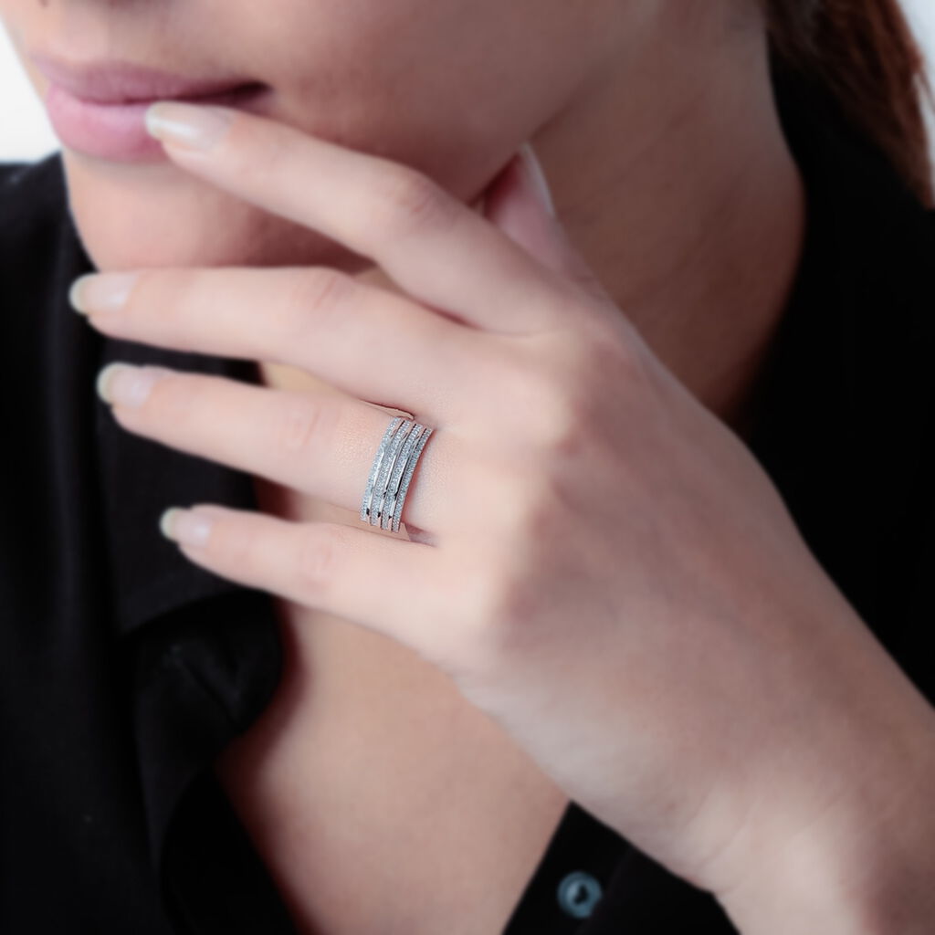 Bague Ines Or Rose Diamant