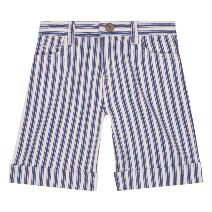 Bonton Short Rayé Nuts | Bleu