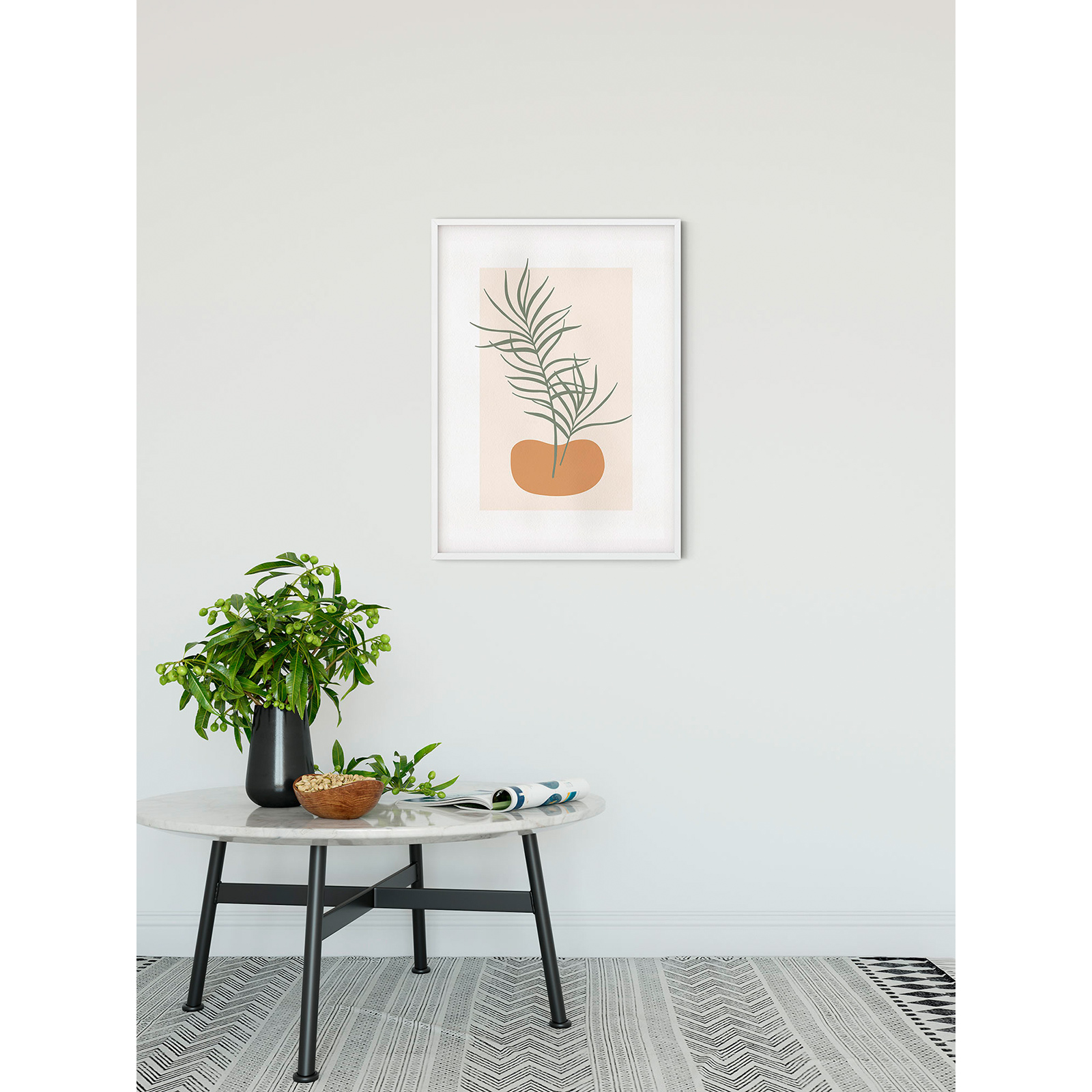 Wandbild TANGERINE FEELING - pastell - 50x70 cm