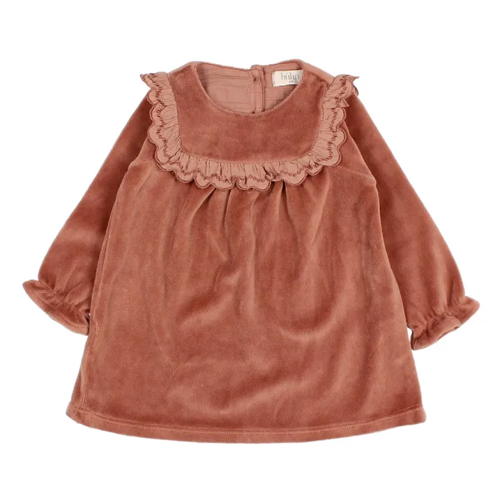 Búho Robe Velours | Terracotta