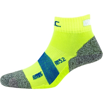 P.A.C. RN 5.2 Running Reflective Pro Short Socken Neon Yellow / Blue Herren