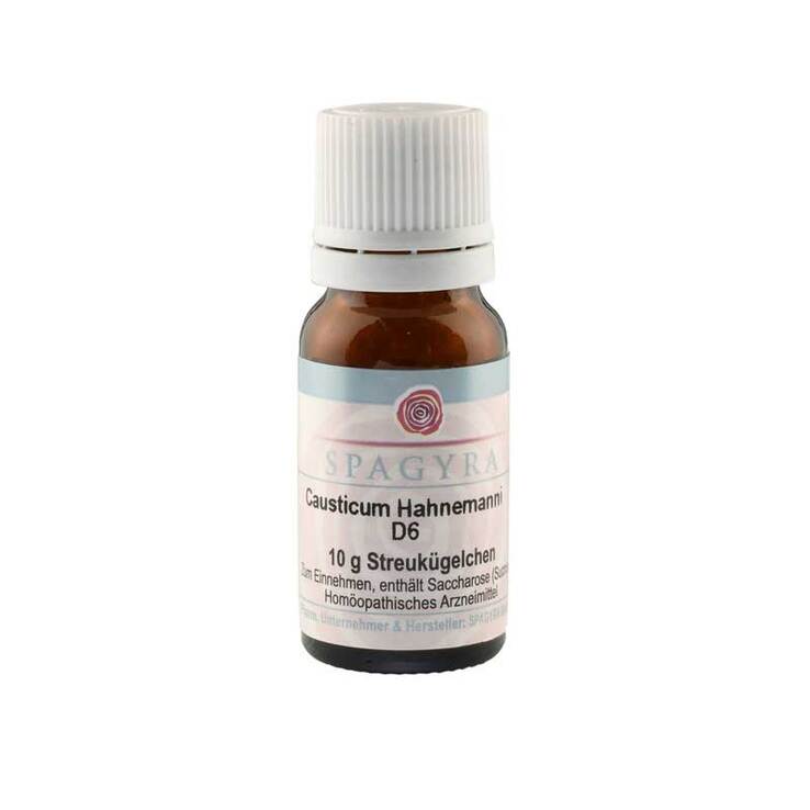 Causticum Hahnemanni D 6 Globuli, 10 g