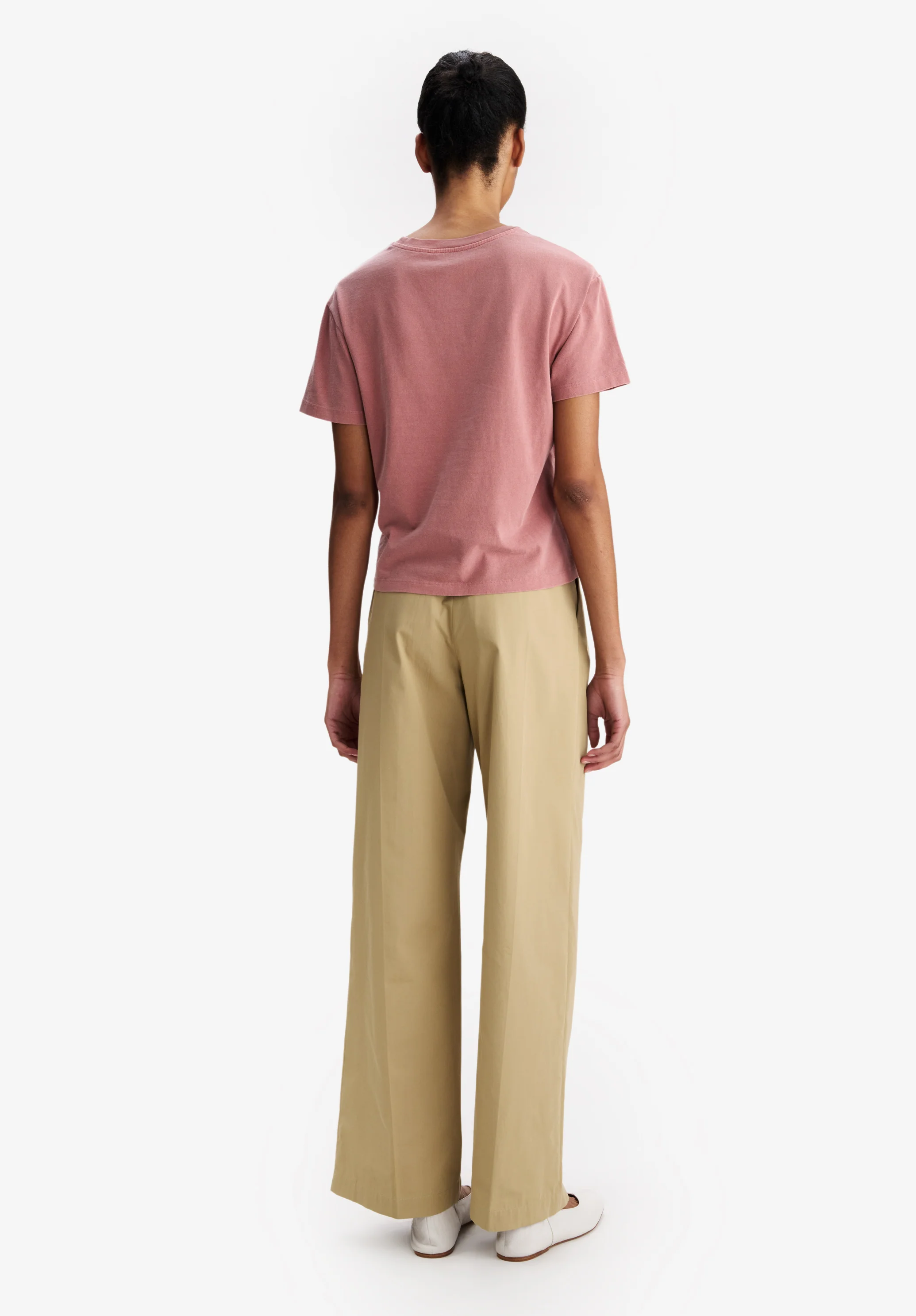 T-shirt rose framboise à logo A.P.C. Rue Madame - Framboise