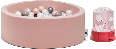 JLY Ballbasseng Med Ole Brumm Projektor, Pink/Rose