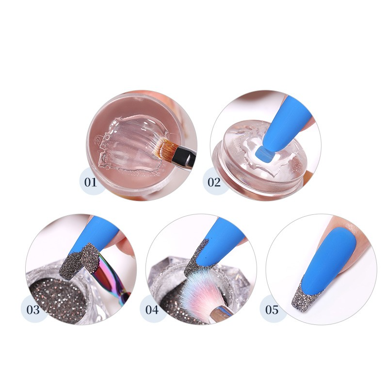 Silikon Nagelstempel Nail Art Nageldesign Stamping DIY French Nails Maniküre - Transparent