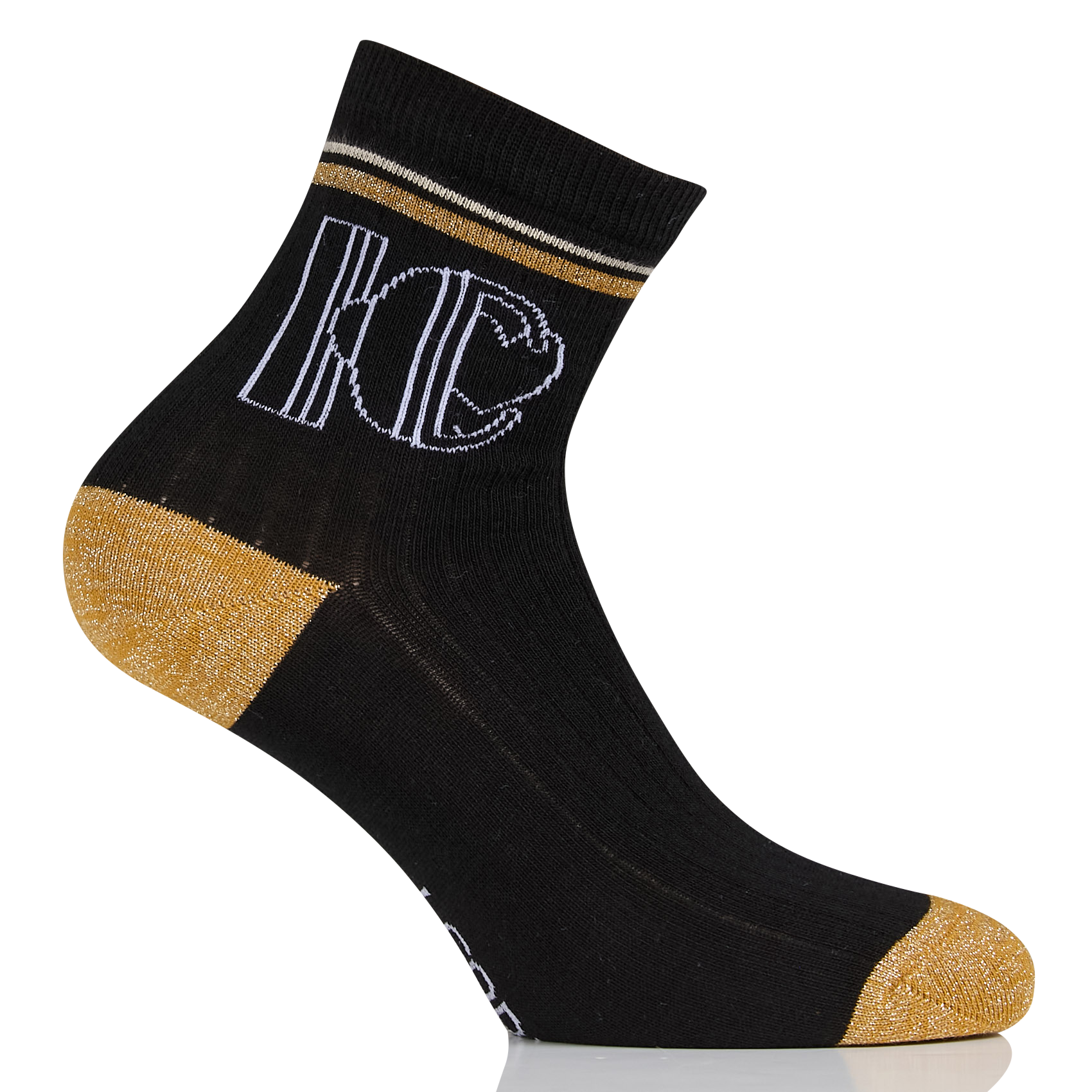 Lot de trois chaussettes en coton mélangé | Noir
