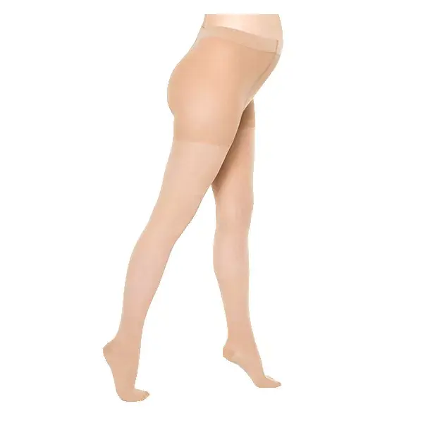 Meia-calça Sigvaris Essential Semi-Transparente Classe 2 Tamanho Normal G Dune