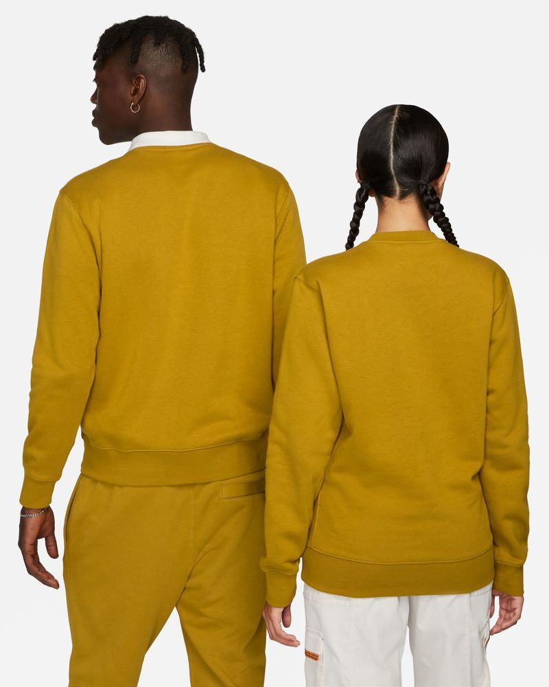 Sweat-shirt Nike Sportswear Club Fleece Jaune Or pour homme