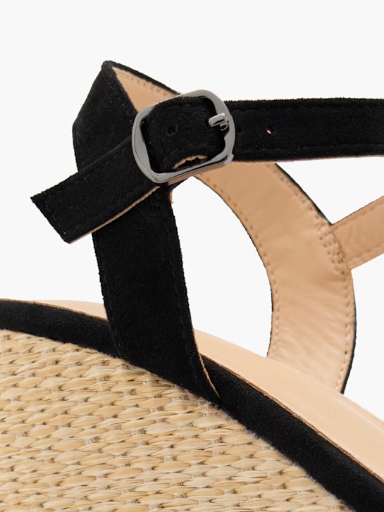 Graceland Sandalette Schwarz