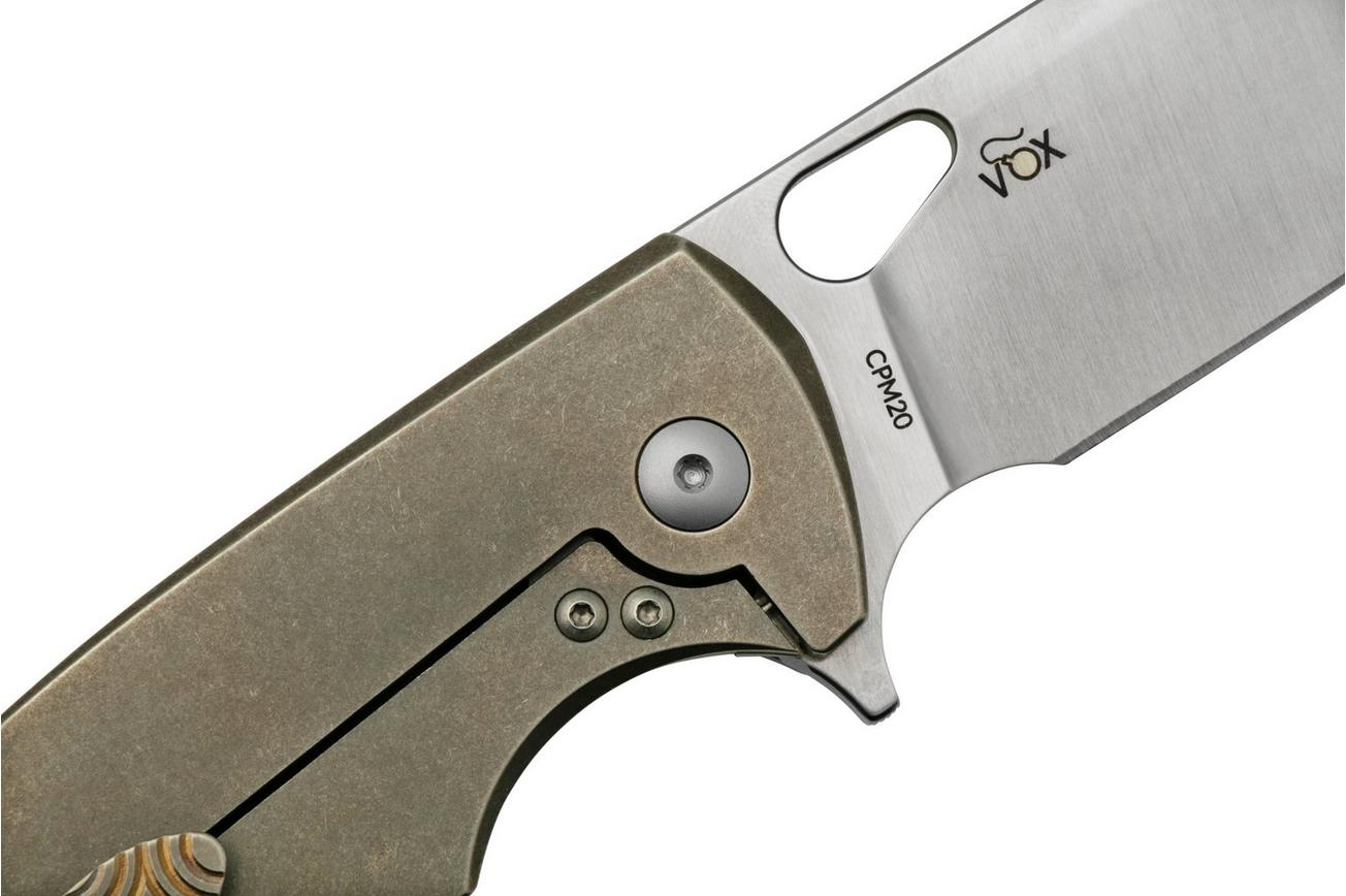 Viper Kyomi V5933RBR, CPM 20CV Satin Bronze Titanium Circle, zakmes