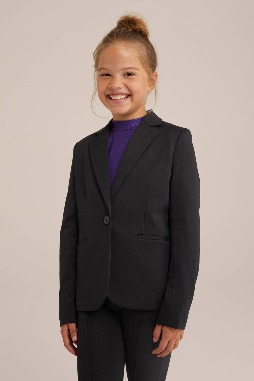 WE Fashion blazer zwart