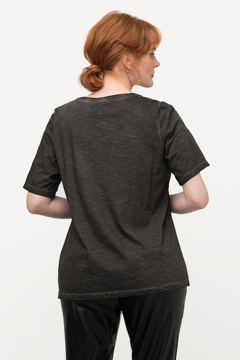 Trachten-T-Shirt, Hirsch, Classic, Rundhals, Halbarm