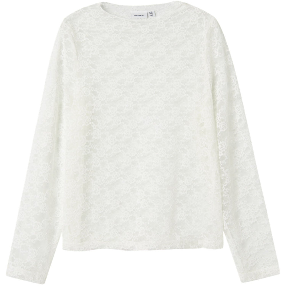 Køb Name It Cloud Dancer Nkfnace Ls Top
