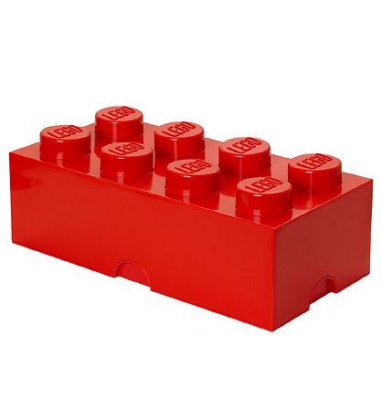LEGO® Storage Brotdose - 7,5x20x10 cm - 8 Knäufe - Leuchtendes R
