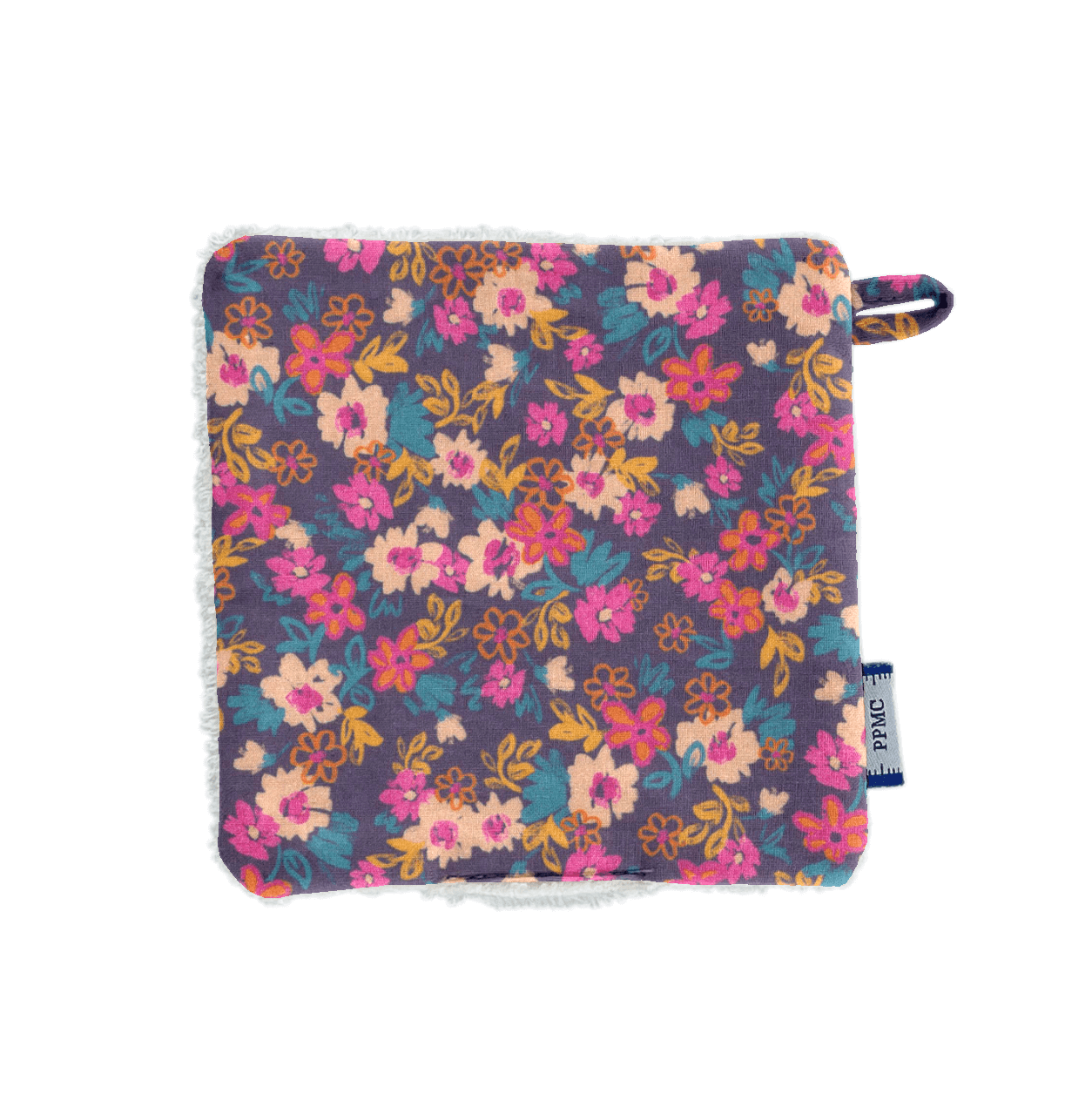 Carré Démaquillant Lavable Hippie Fleurie