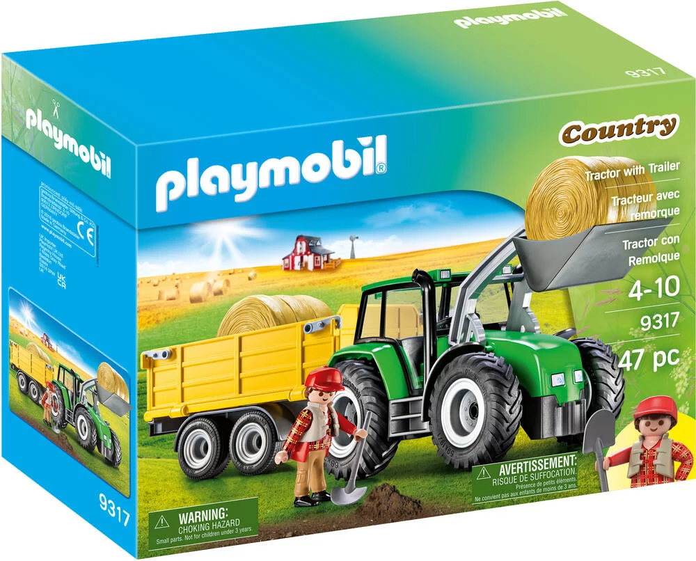 TRACTEUR AVEC REMORQUE - 9317