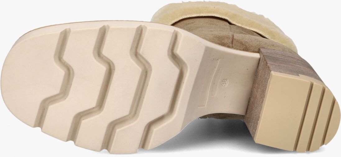taupe lina locchi enkellaarsjes l1189