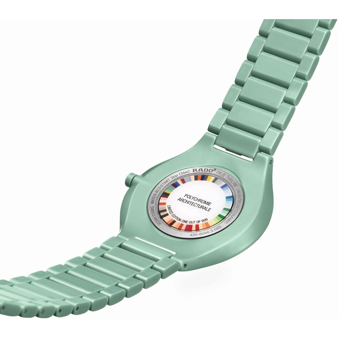 Rado True Thinline Le Corbusier Slightly Greyed English Green 32041 Limited Edition