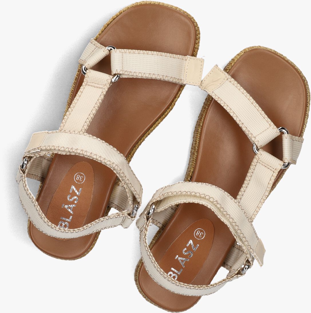 beige blasz platte sandalen cls14351