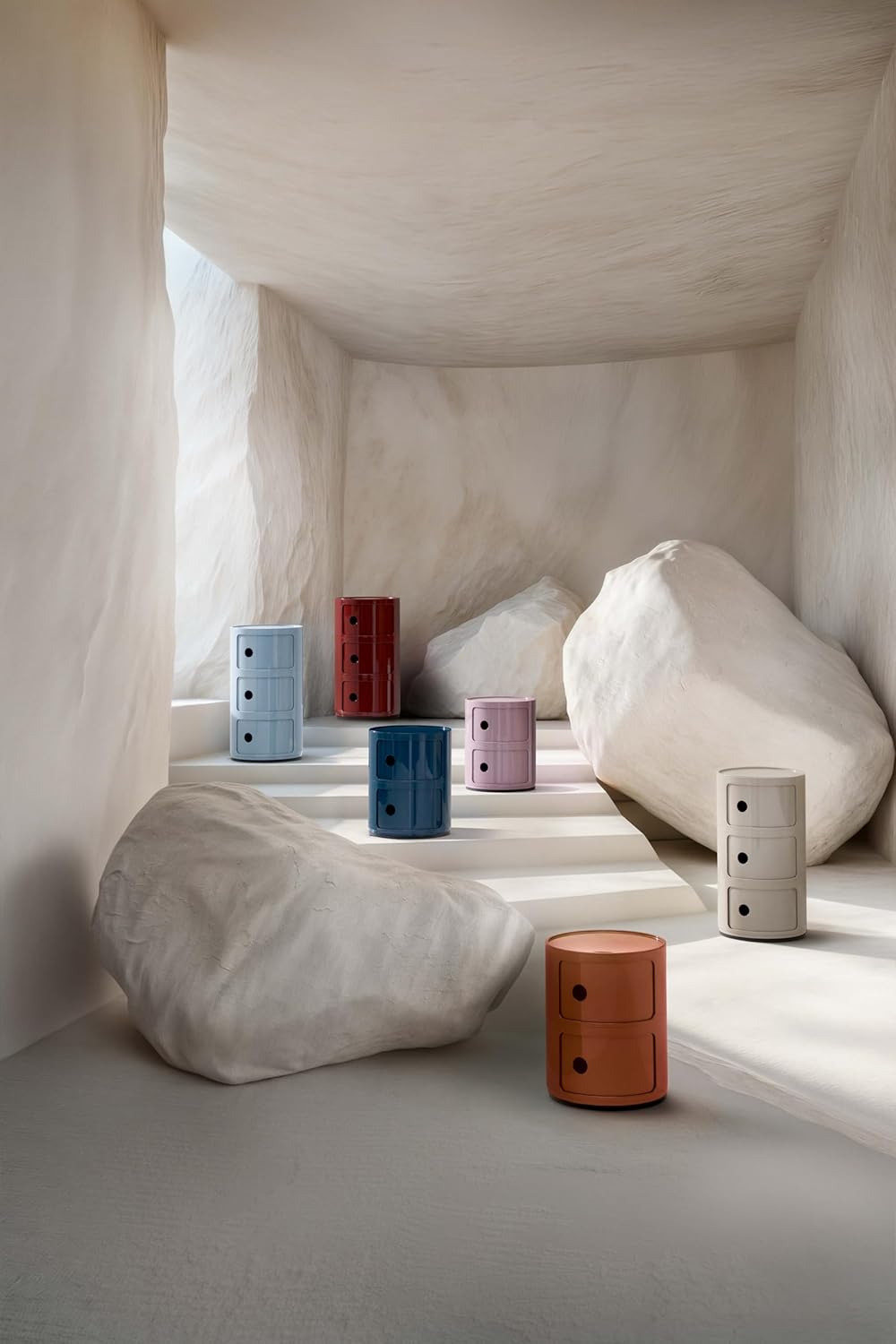 Kartell Componibili, Container 3-fächer, Taupe