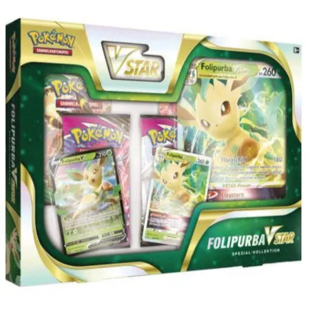 Pokemon Spezial-Kollektionen Folipurba-VSTAR oder Glaziola-VSTAR, 1 Packung, 2-fach sortiert