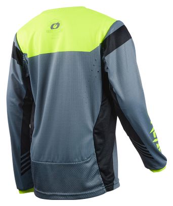 Maillot Manches Longues Enfant O'Neal ELEMENT FR HYBRID V.22 Gris/Jaune