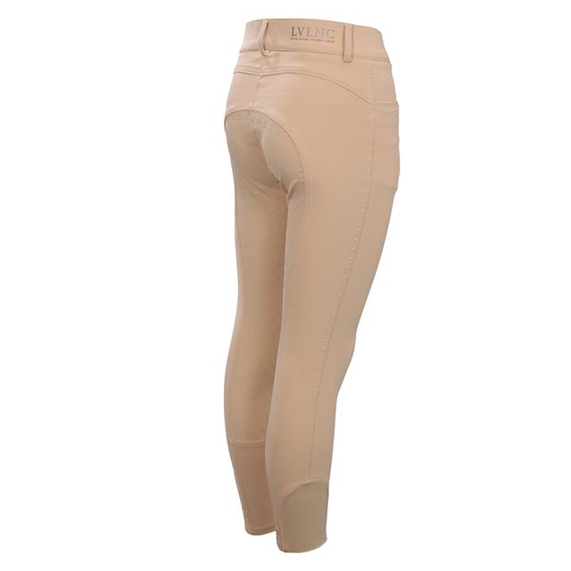 Paardrijbroek La Valencio LVVanity Kids Full Grip Lichtgeel